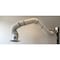 Lev-Co 10' ACID extractor arm c/w 6.3"diameter hose, straight capture hood and wall bracket ACID-ARM-HSTD-160-3000 - alternate 1